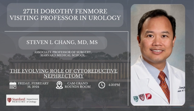 27th Dorothy Fenmore Visiting Professor in Urology